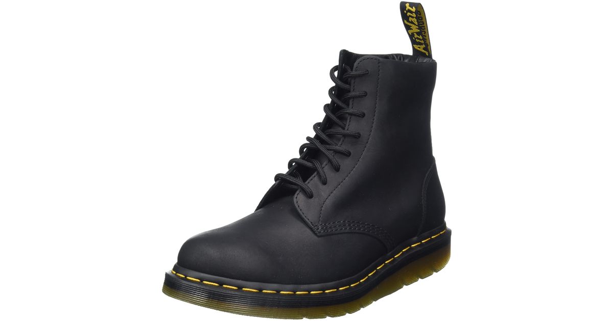 Dr. Martens 8 Eye Combat Boot in Black for Men Lyst UK