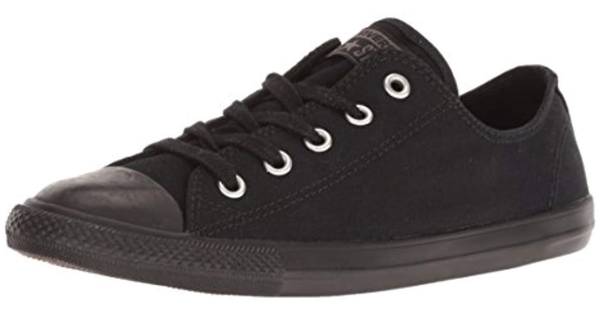 chuck taylor all star dainty ballet low top black mono