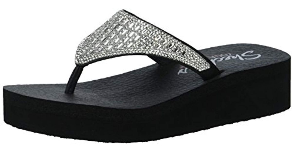 skechers sandals negro