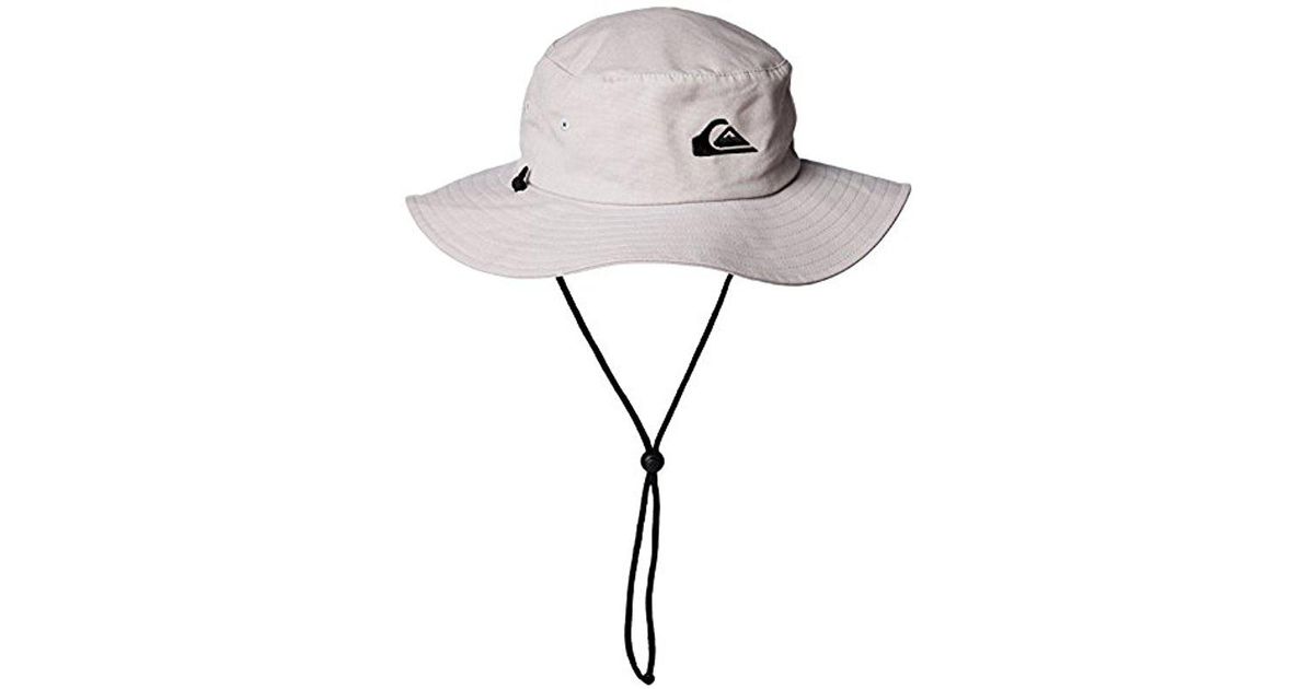 quiksilver men's bushmaster floppy sun beach hat