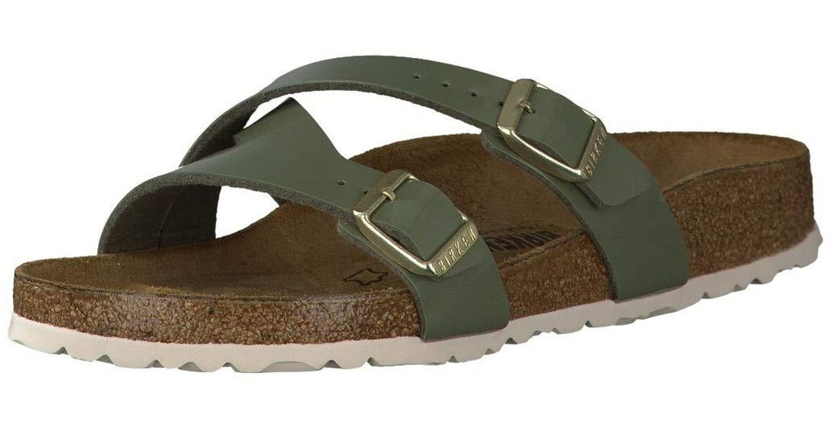 Birkenstock Yao Balance BF Patent Khaki 38 in Grun Lyst DE