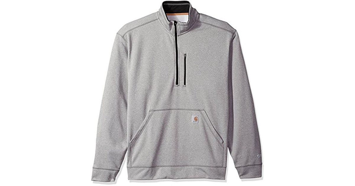 carhartt force extremes half zip