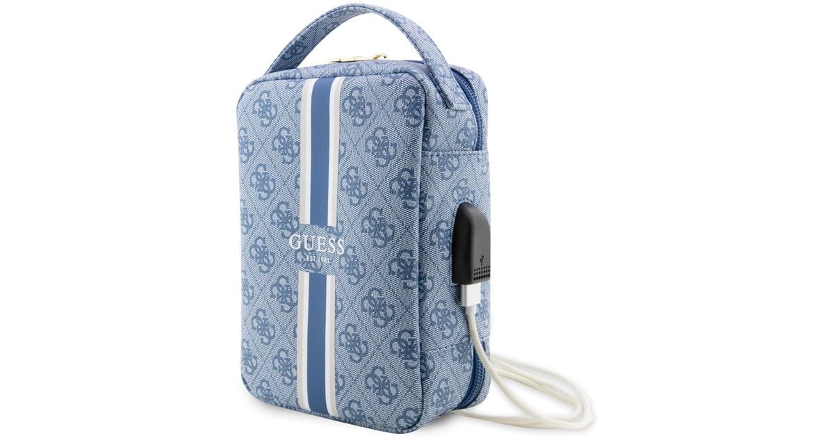 Guess 10 Inch Travel Bag For With Builtin Usb Charging in Blue Lyst UK — free download