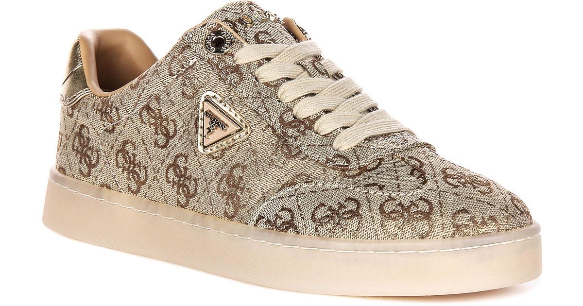 Guess JAZLIE - Baskets basses - ivory/écru