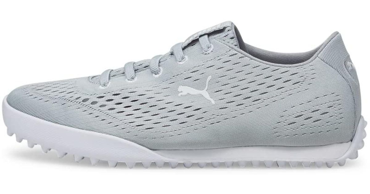 PUMA Rubber Monolite Fusion Slipon Golf Shoe in White Lyst UK