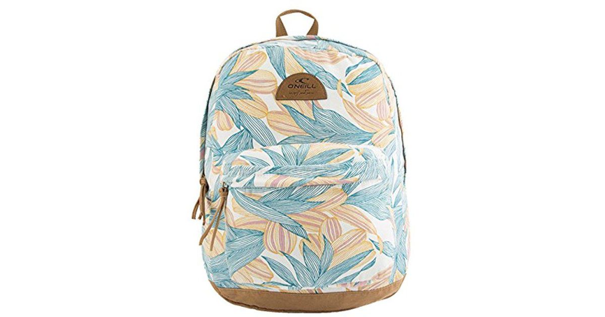 O'neill Sportswear Shoreline Natural Backpack in Blue Lyst