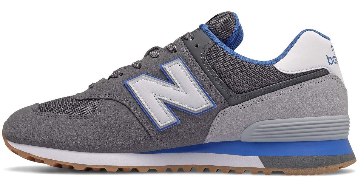 New Balance 574 V2 Sport Pack Sneaker in Lead/Faded Cobalt (Gray) for Men Lyst