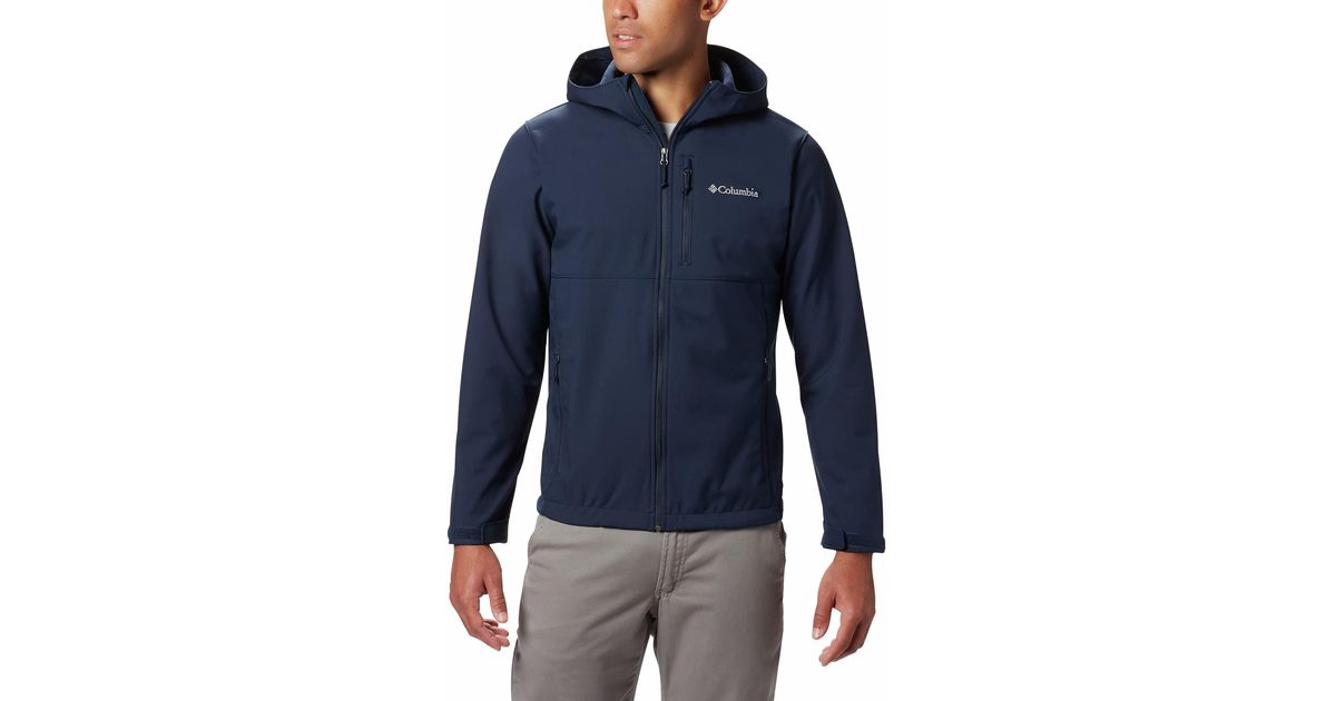 Columbia Ascender Hooded Softshell Jacket in Blue for Men - Save 45% - Lyst