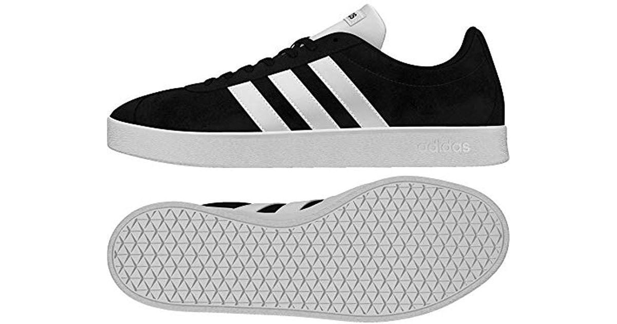 adidas Suede Vl Court 2.0 Skateboarding Shoes in Black for Men Lyst