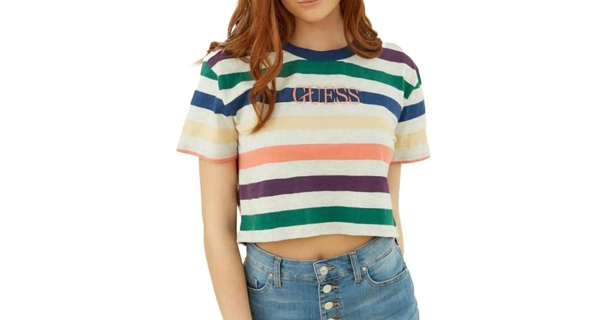 Maglia a sales righe guess