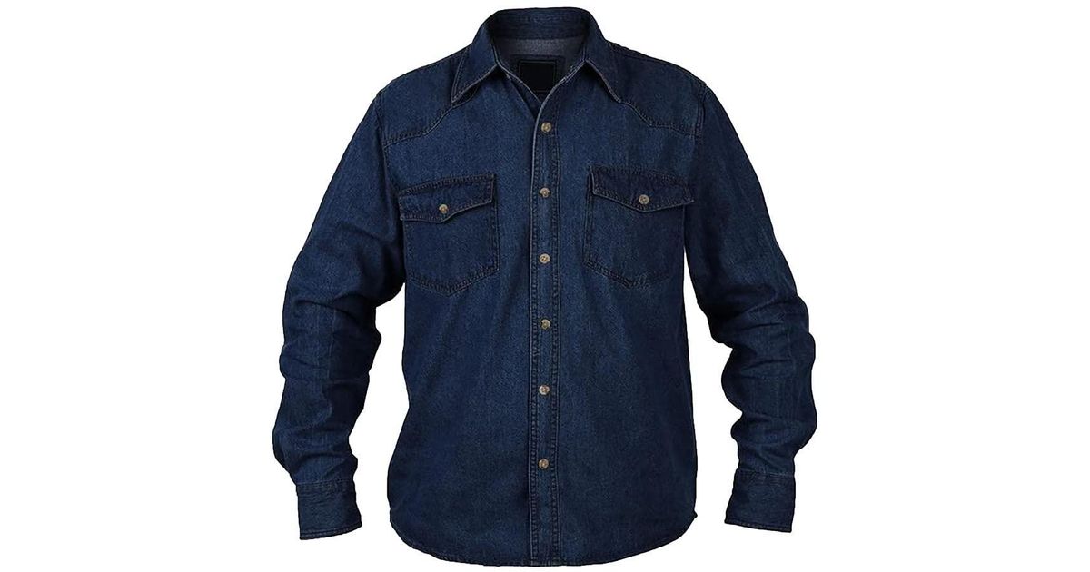 3xl denim shirt