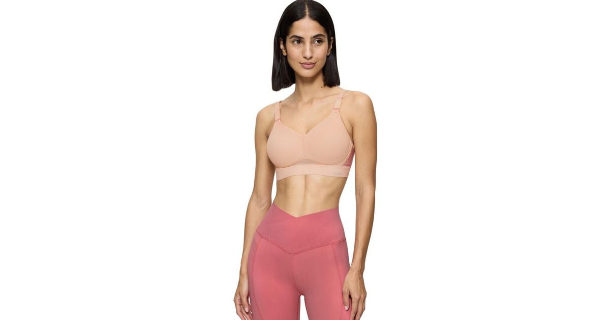 Triumph S Triaction Hybrid Lite Sports Bra in Red Lyst UK