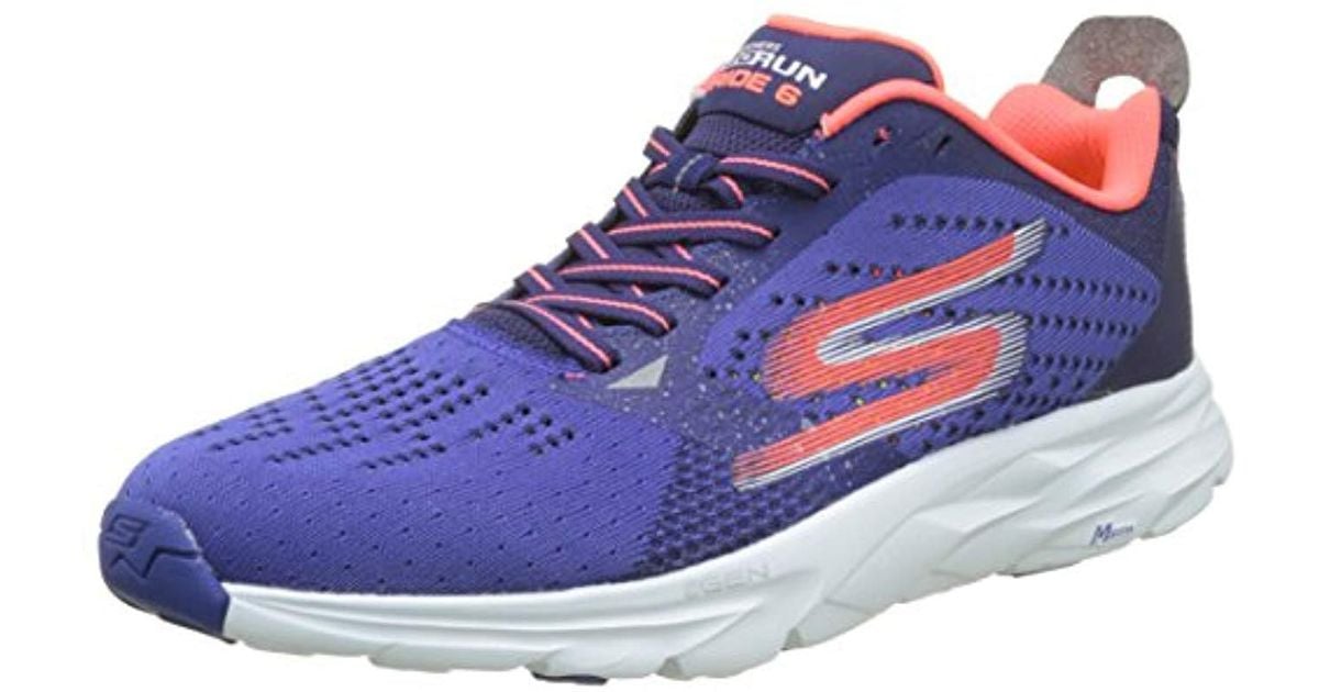 skechers go run 6 orange