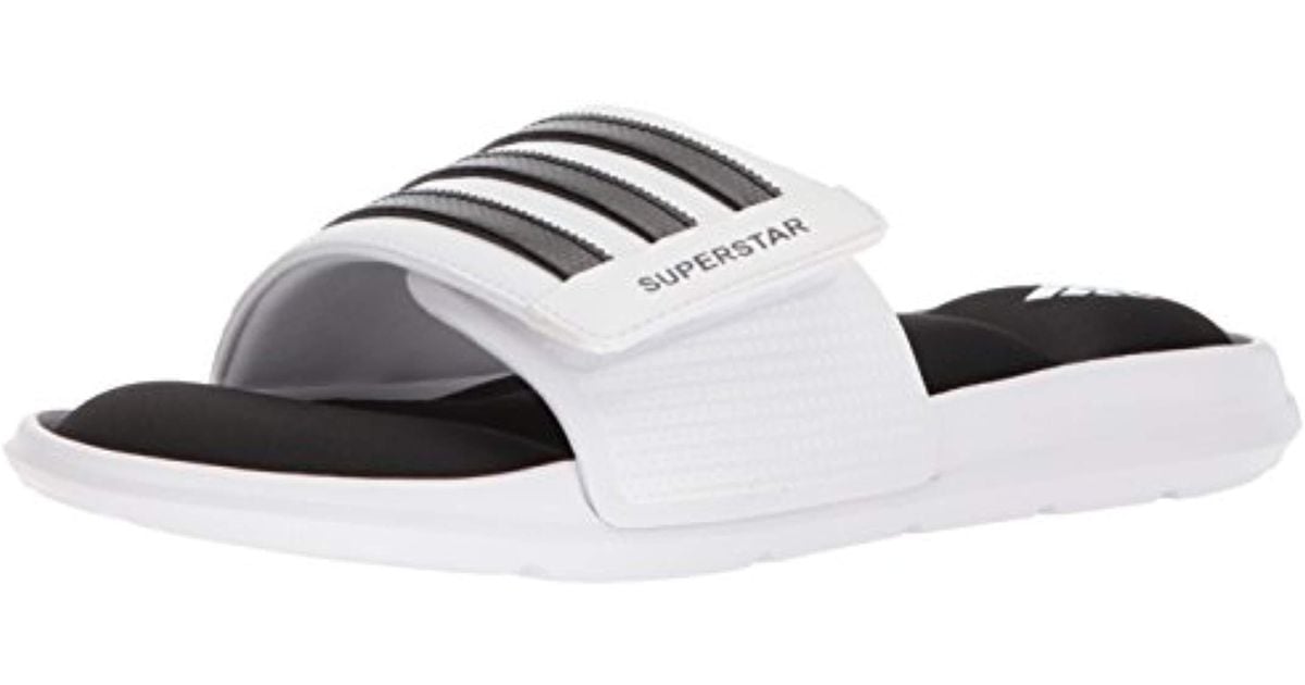 adidas superstar 5g slides men's core black