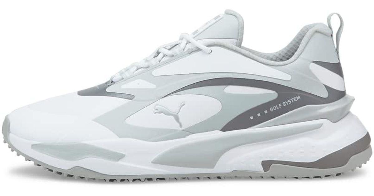 PUMA Gs-fast Golf Shoe in White for Men | Lyst
