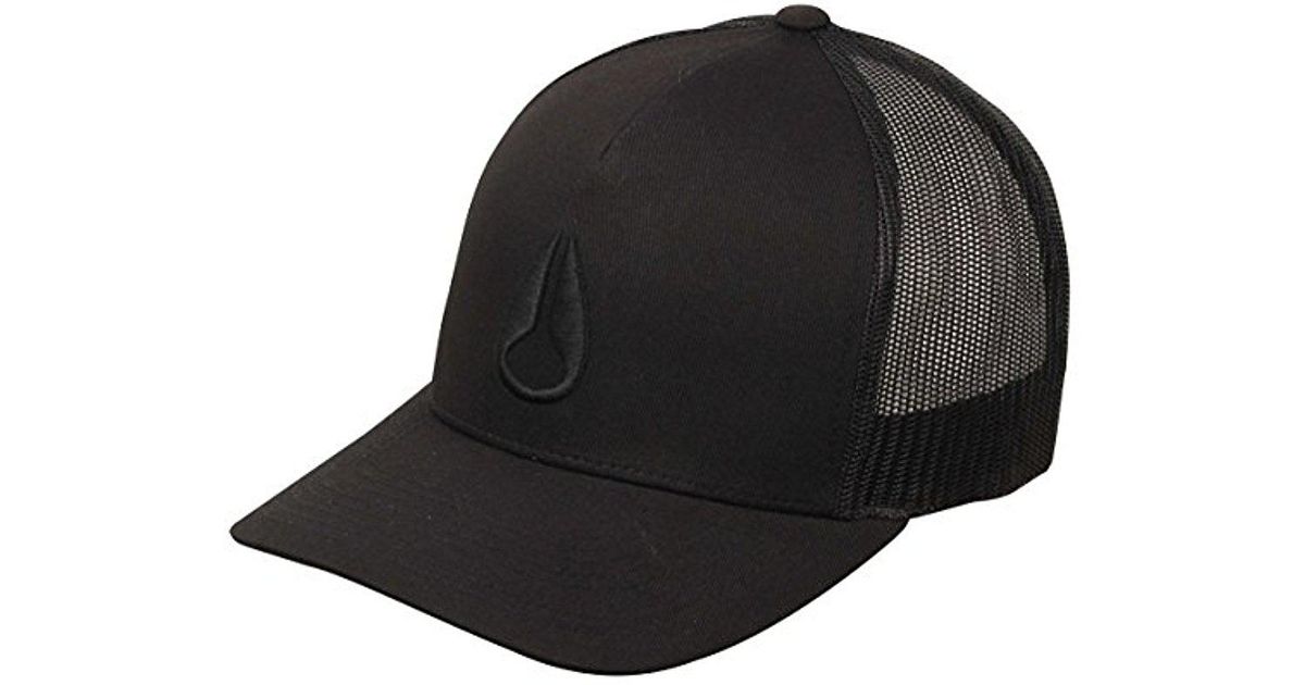 Nixon Stacked Starter Hat Black