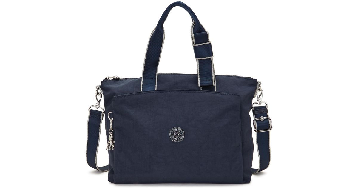 Kipling East West Tote in Blue Lyst
