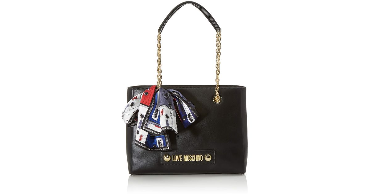 moschino borsa pu nero