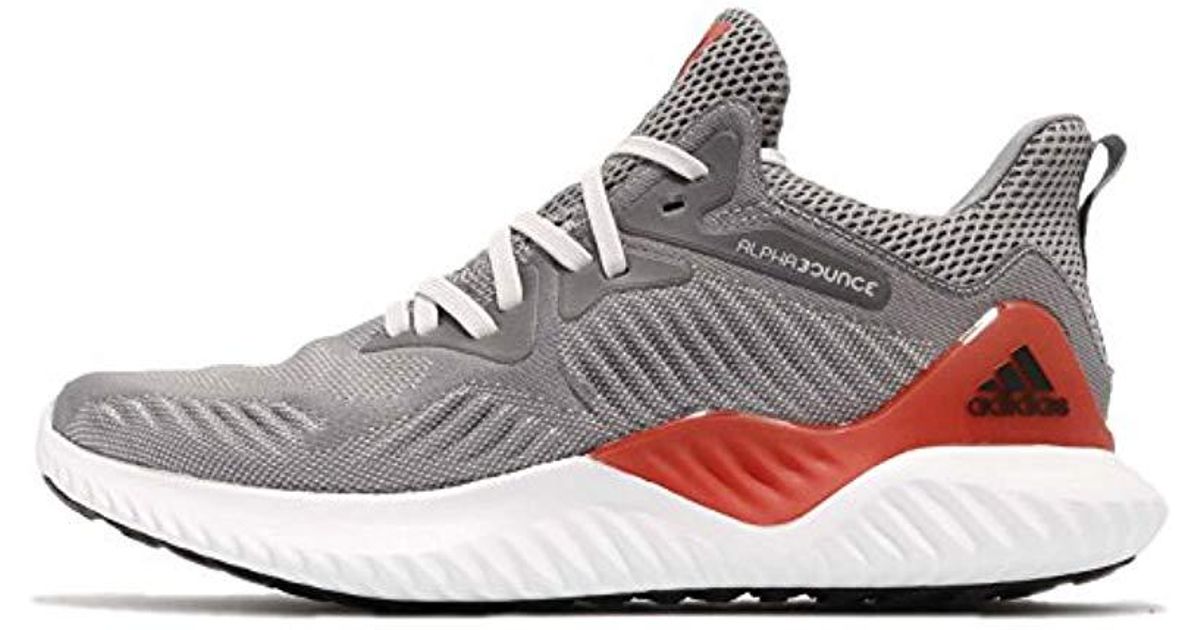 Adidas Alphabounce Beyond M Grey Three Grey Three Core Red In Grey For Men Lyst Adidas Alphabounce Beyond M Grey Three Grey Three Core Red In Grey For Men Lyst