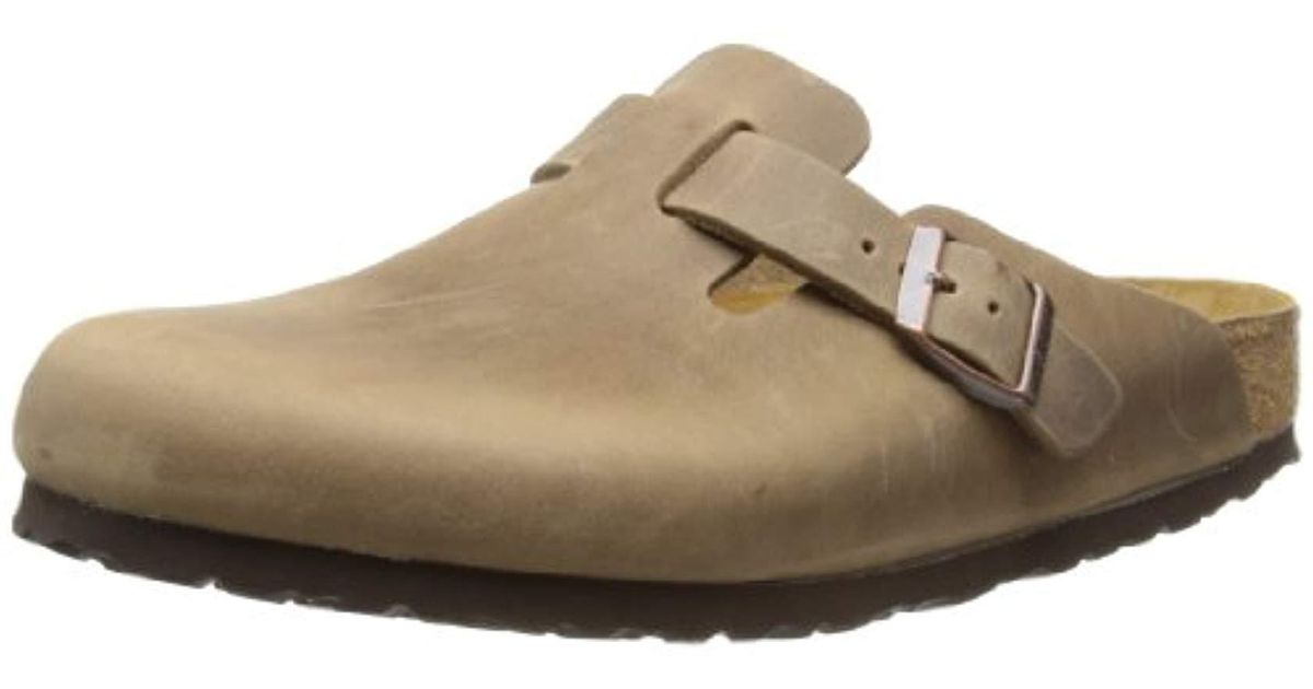 birkenstock clogs tobacco brown