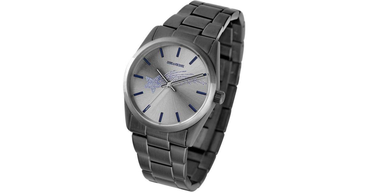 Zadig \u0026 Voltaire Unisex Silver Dial Metal Band Watch [ZV 001/FM] price from  souq in Saudi Arabia - Yaoota!