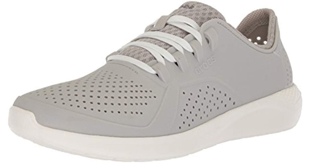 Crocs literide pearl white hot sale