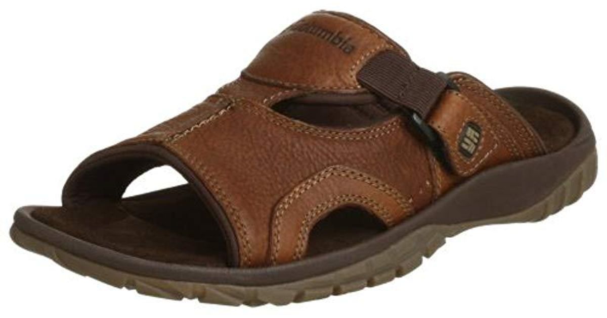 Columbia Brown Slate Slide Iii for men