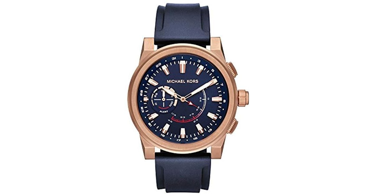 michael kors mens hybrid watch