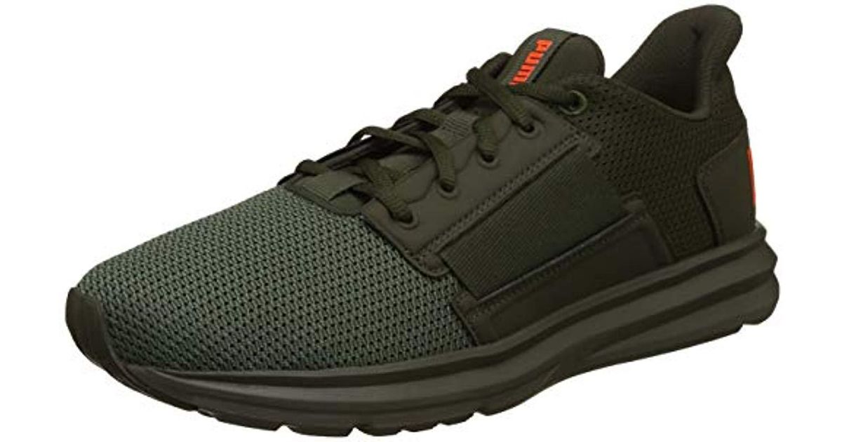 puma dark green shoes