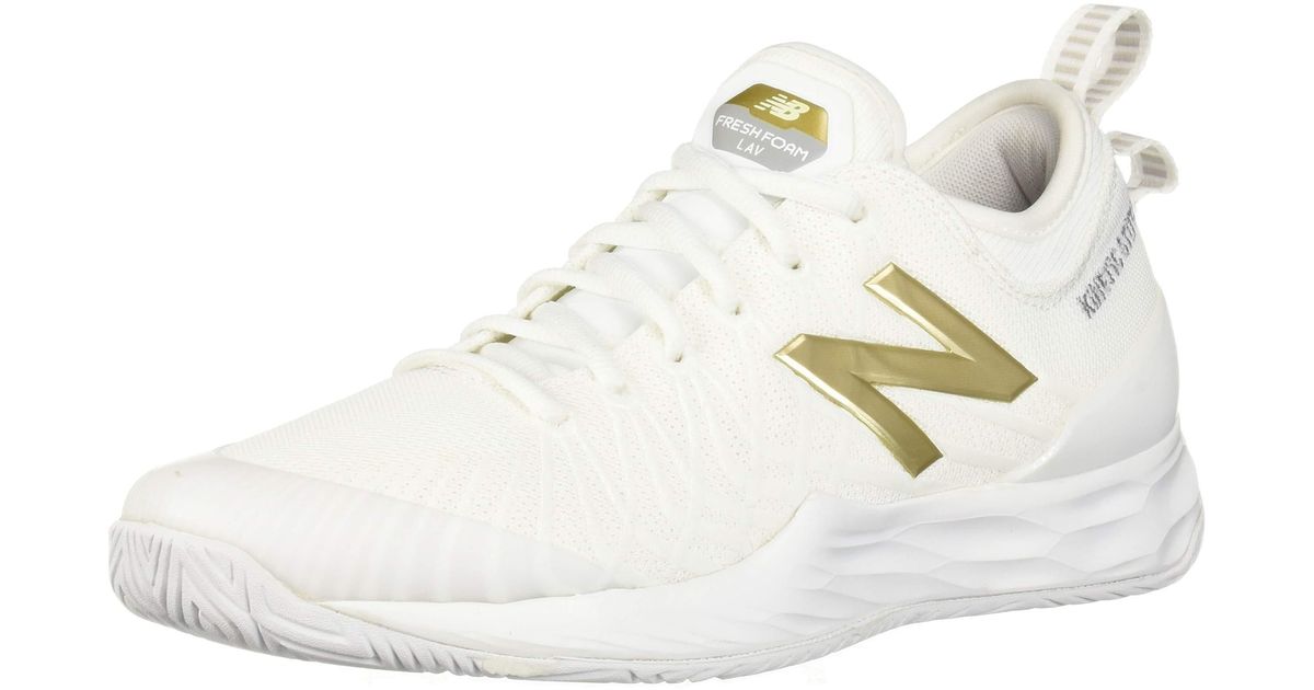 new balance men's fresh foam lav v1 hard court tennis shoe