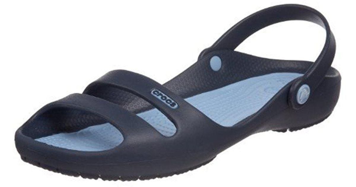 Crocs™ Cleo Ii Sandal in Blue | Lyst