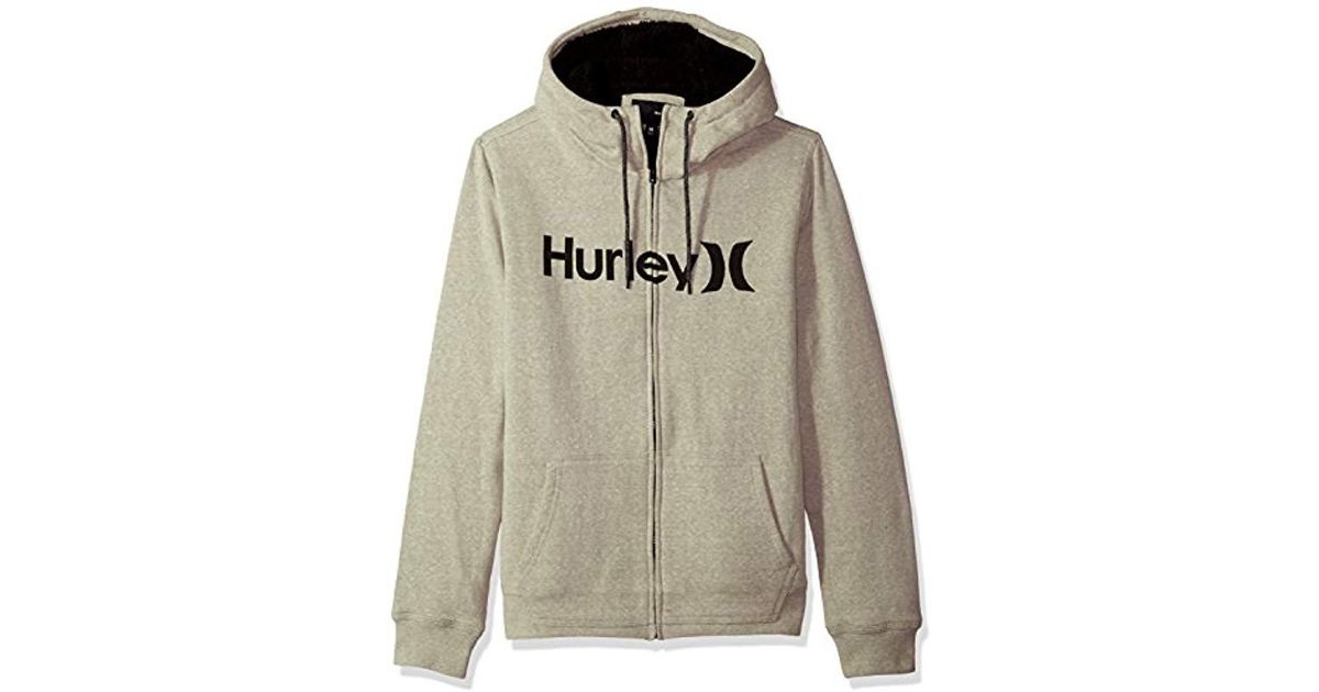 hurley zipper hoodie