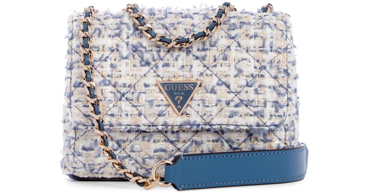 Guess Light Rose Giully Convertible Crossbody Flap Bag in Pink | UK