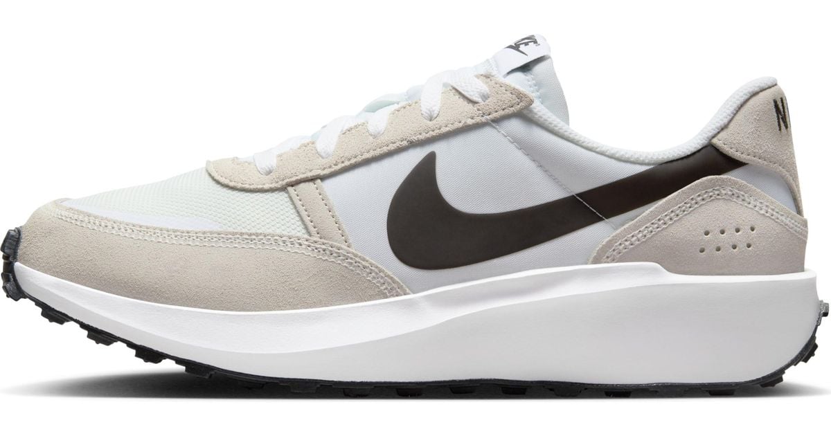 Nike Waffle Nav Low Top Shoes in Black for Men | Lyst