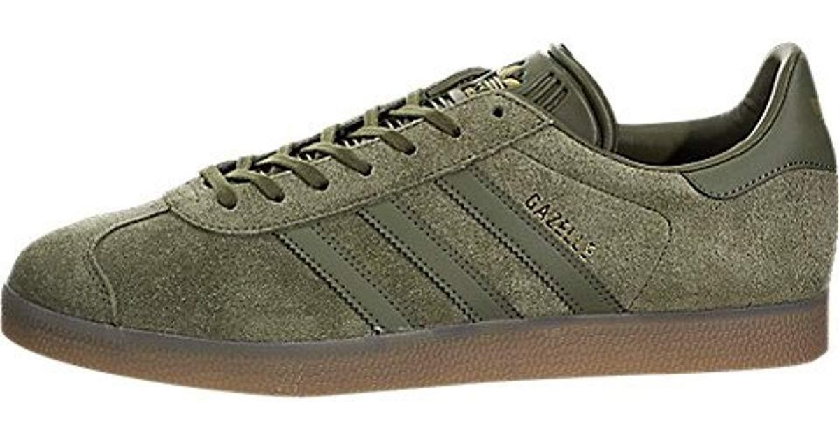 adidas gazelle olive gum