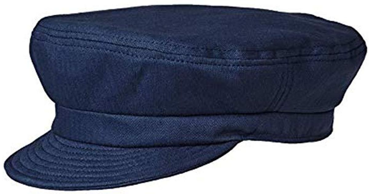 blue fisherman hat