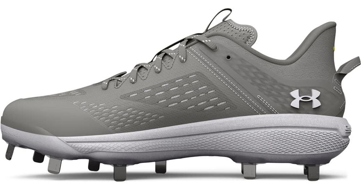 Under Armour Yard Low Mt Cleat Shoe, in Gray for Men Lyst