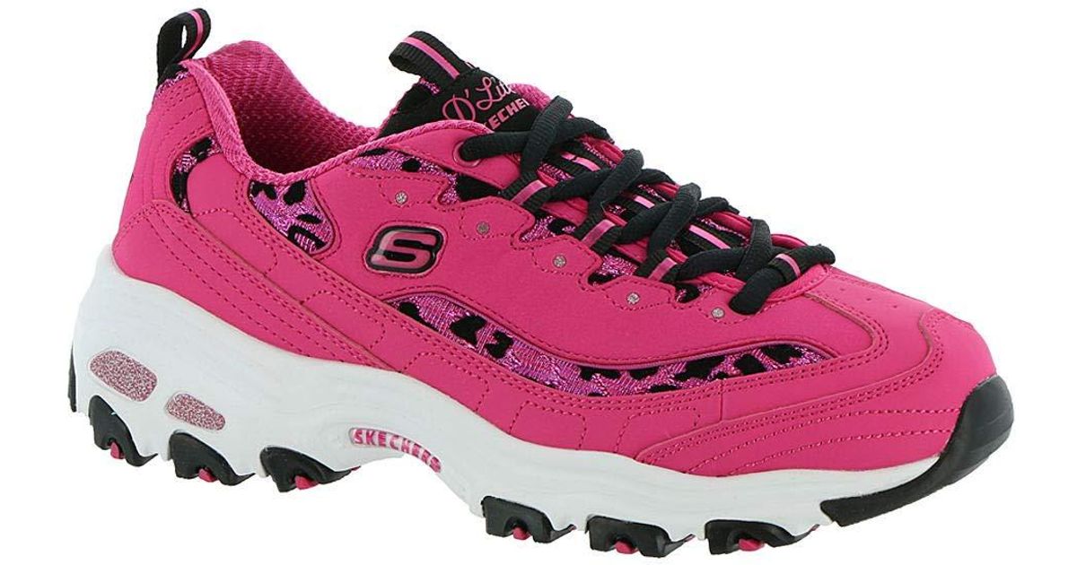 Skechers Fancy Leopard in Pink Lyst DE