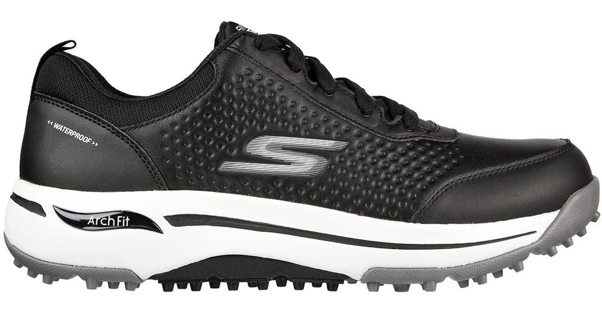 Skechers Leather Go Arch Fit Set Up Waterproof Golf Shoe Sneaker in