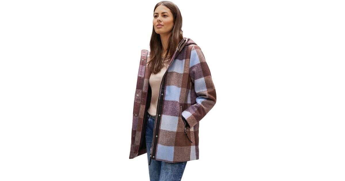 Street One Jacke Karo Street One A201865 Übergangsjacke Kariert