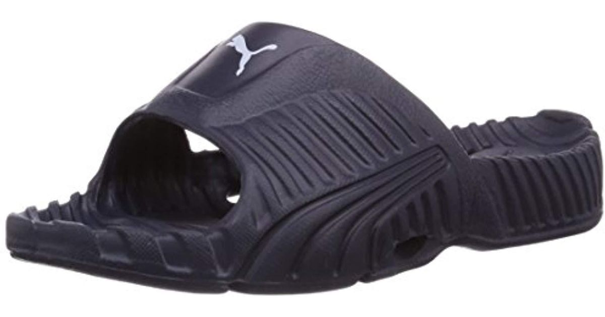PUMA Blue Aqua Cat Sandals for men