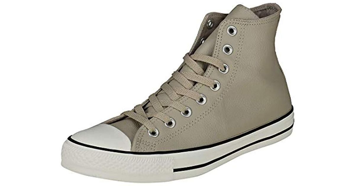 unisex tumbled leather chuck taylor all star high top