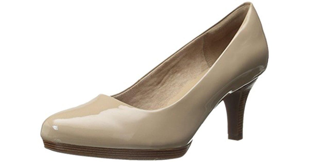 clarks platform pumps