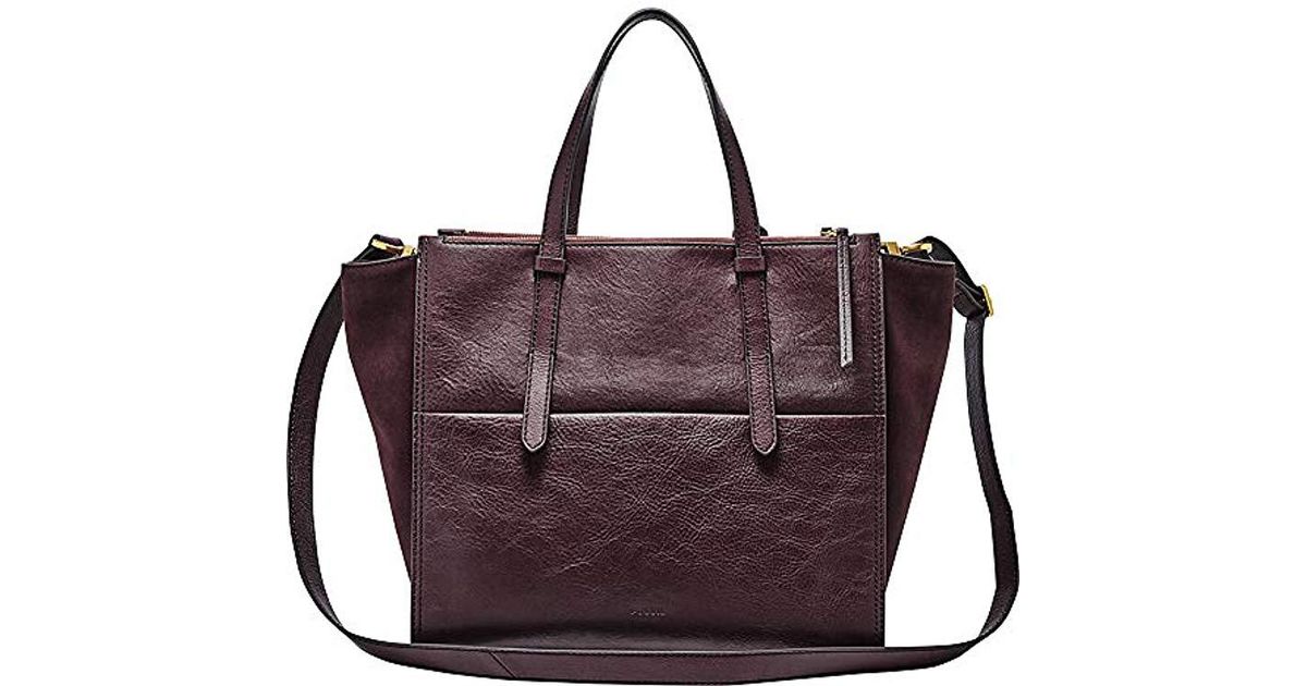 fossil campbell tote bag