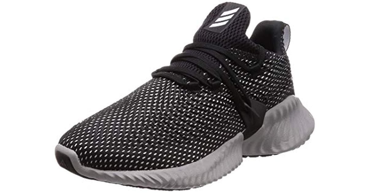 adidas running alphabounce instinct trainers in black