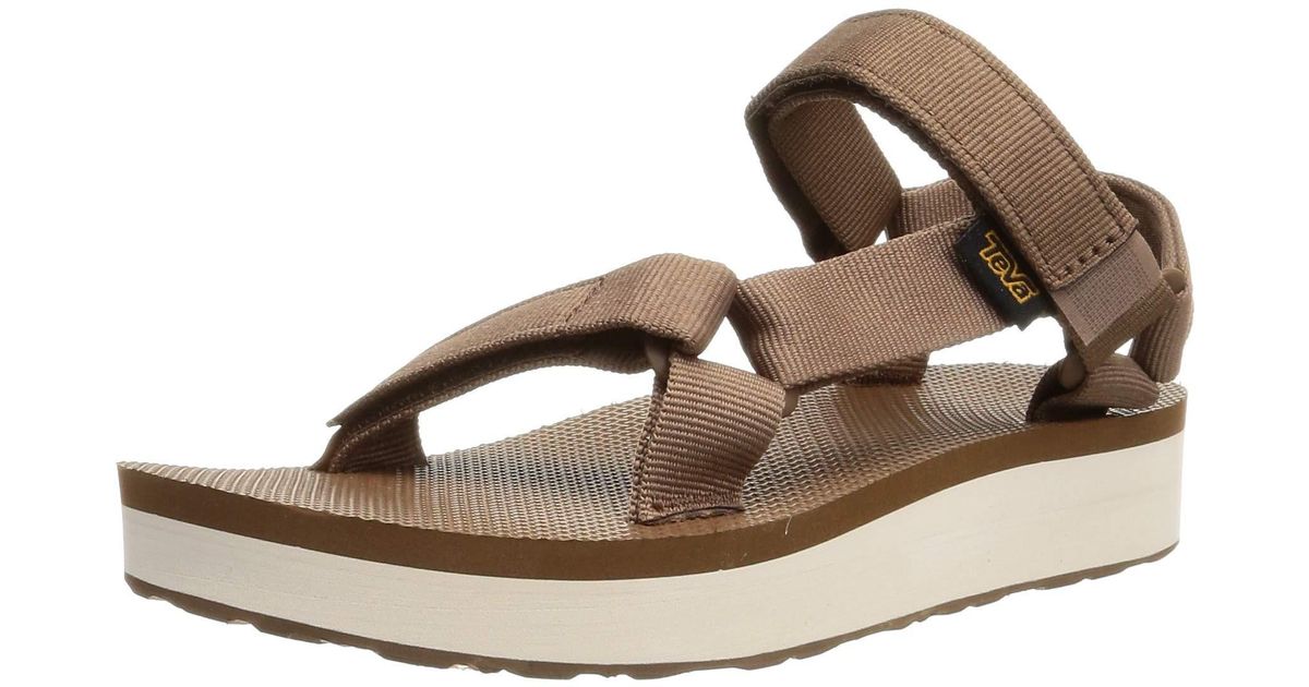 Teva Womens Midform Universal Sandal- Lark Tan | Cleary's Shoes & Boots