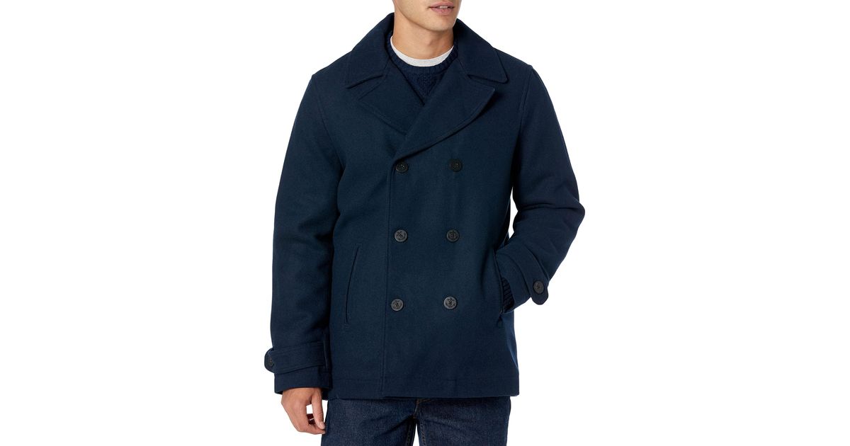 amazon essentials peacoat