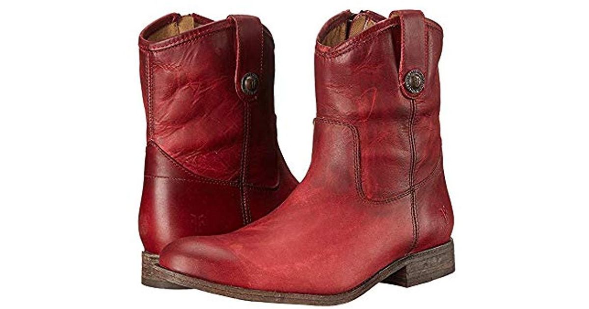 frye melissa button boots short