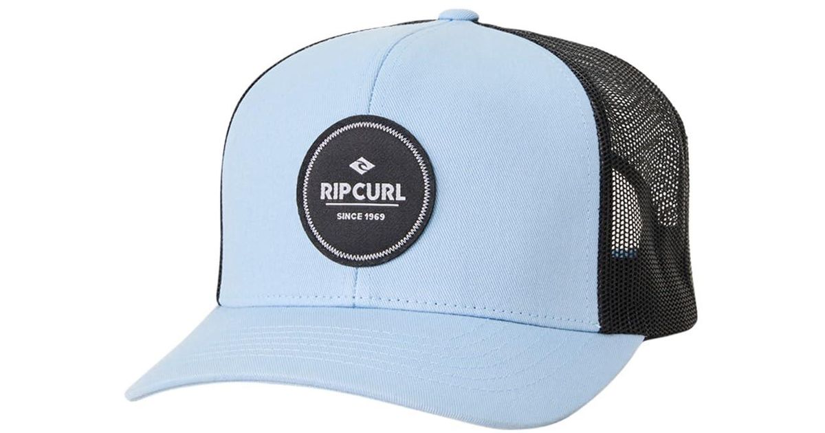 Rip Curl Icons Trucker Hat in Blue for Men | Lyst UK