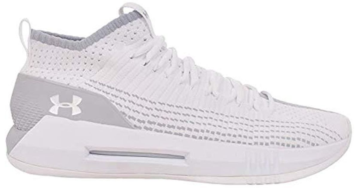 Under Armour Ua Heat Seeker Basketball Shoes in White for Men | Lyst